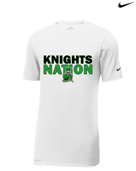 Pen Argyl HS Football Nation - Mens Nike Cotton Poly Tee