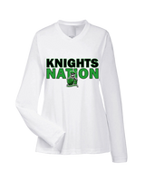 Pen Argyl HS Football Nation - Womens Performance Longsleeve