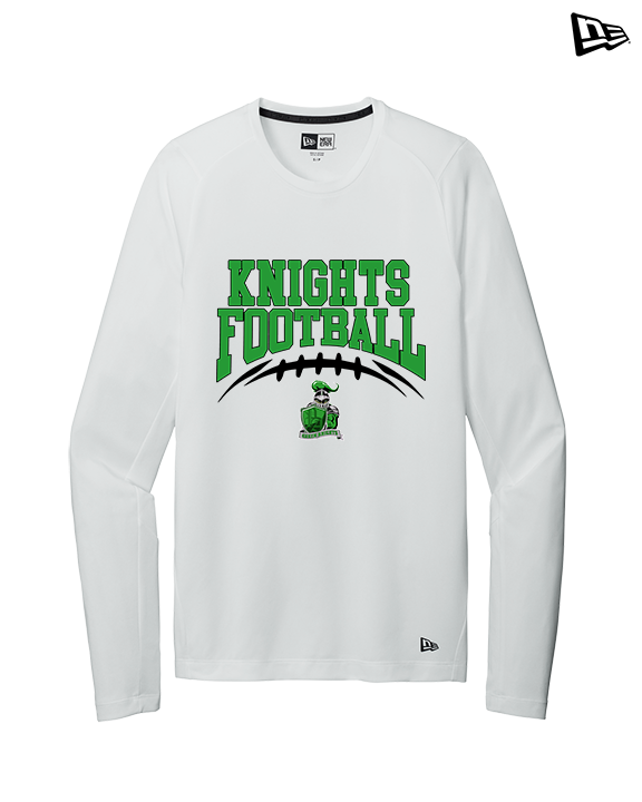 Pen Argyl HS Football School Football - New Era Performance Long Sleeve
