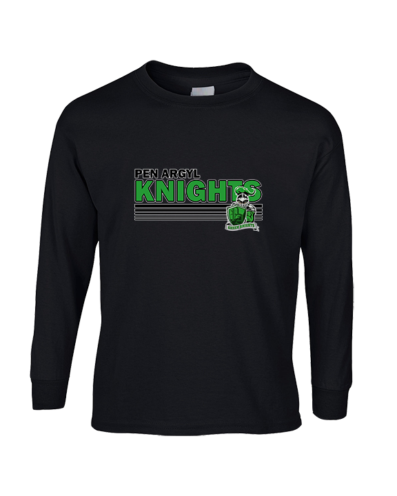 Pen Argyl HS Football Stripes - Cotton Longsleeve