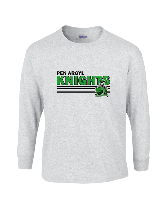 Pen Argyl HS Football Stripes - Cotton Longsleeve