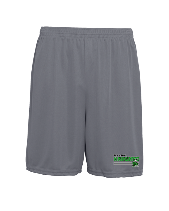Pen Argyl HS Football Stripes - Mens 7inch Training Shorts
