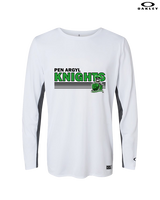 Pen Argyl HS Football Stripes - Mens Oakley Longsleeve