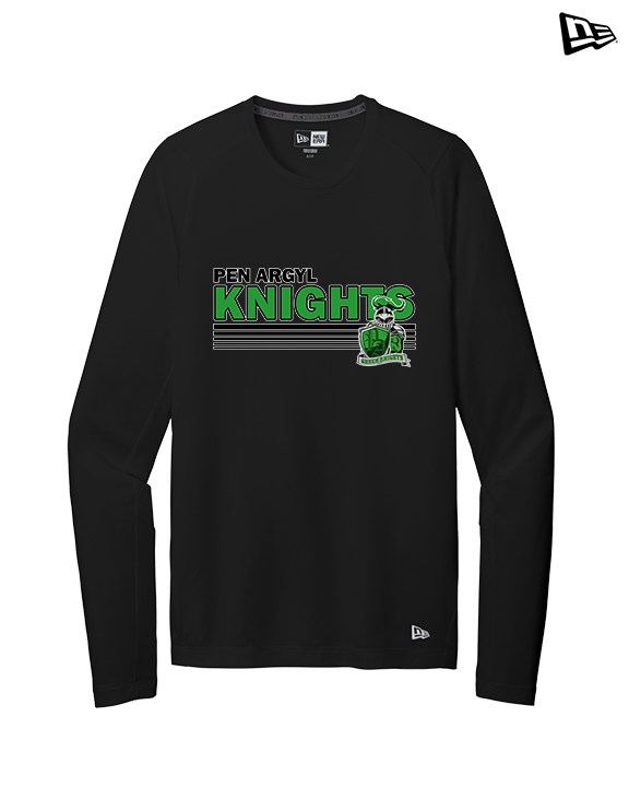 Pen Argyl HS Football Stripes - New Era Performance Long Sleeve