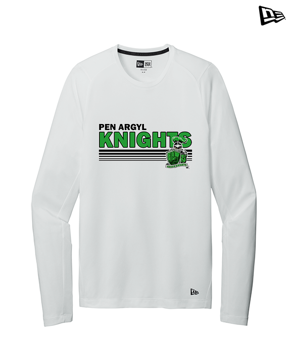 Pen Argyl HS Football Stripes - New Era Performance Long Sleeve