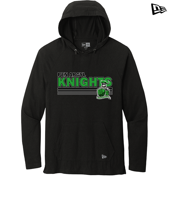 Pen Argyl HS Football Stripes - New Era Tri-Blend Hoodie