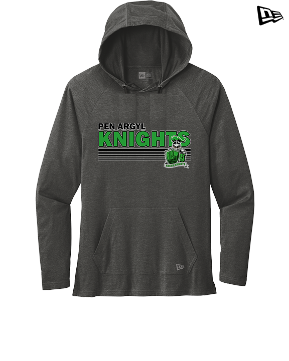 Pen Argyl HS Football Stripes - New Era Tri-Blend Hoodie