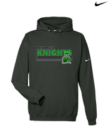 Pen Argyl HS Football Stripes - Nike Club Fleece Hoodie