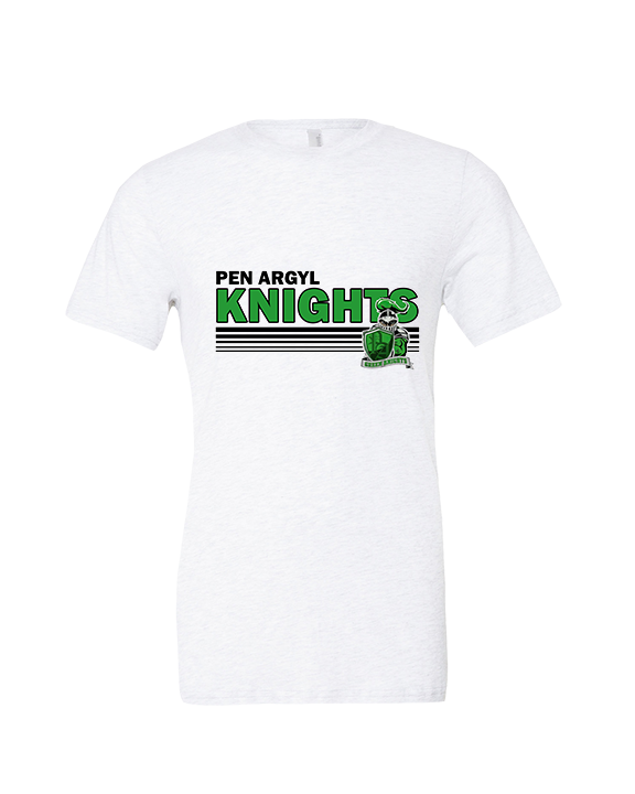 Pen Argyl HS Football Stripes - Tri-Blend Shirt