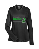 Pen Argyl HS Football Stripes - Womens Performance Longsleeve