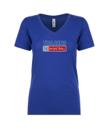 Tremper HS Girls Basketball Pennant - Womens V-Neck