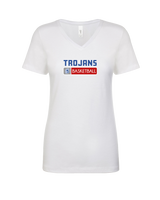 Tremper HS Girls Basketball Pennant - Womens V-Neck