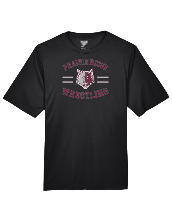 Prairie Ridge HS Wrestling Curve - Performance T-Shirt