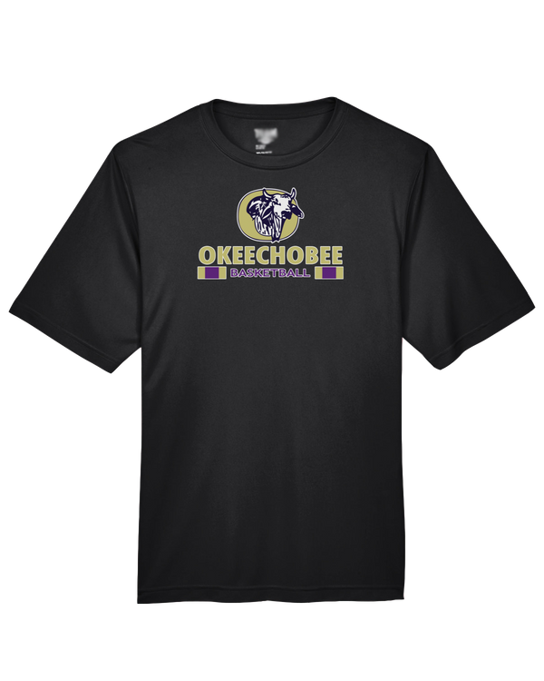 Okeechobee HS Girls Basketball Stacked - Performance T-Shirt
