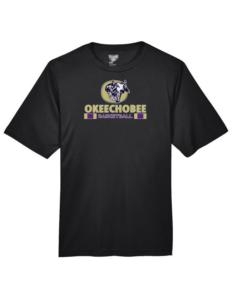 Okeechobee HS Girls Basketball Stacked - Performance T-Shirt