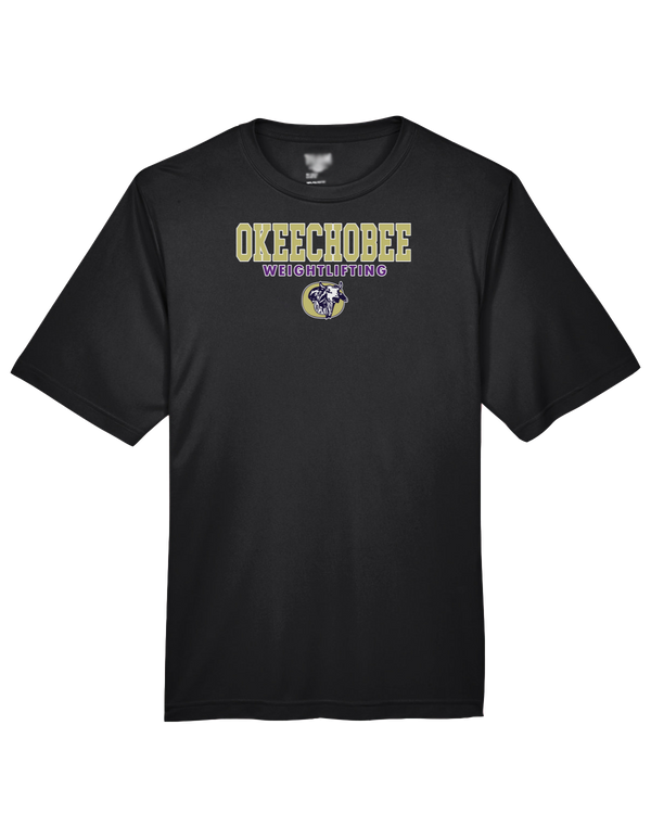 Okeechobee HS Weightlifting Block - Performance T-Shirt