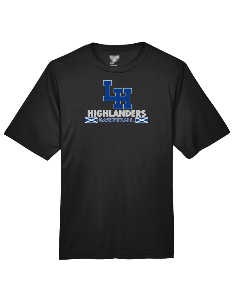 La Habra HS Basketball Stacked - Performance T-Shirt