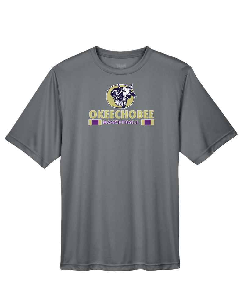 Okeechobee HS Girls Basketball Stacked - Performance T-Shirt