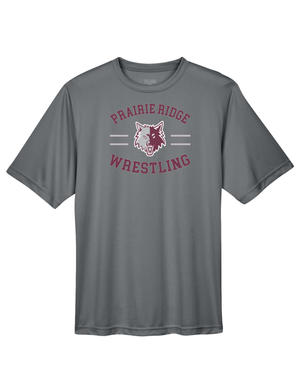 Prairie Ridge HS Wrestling Curve - Performance T-Shirt