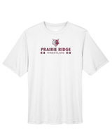Prairie Ridge HS Wrestling Stacked - Performance T-Shirt