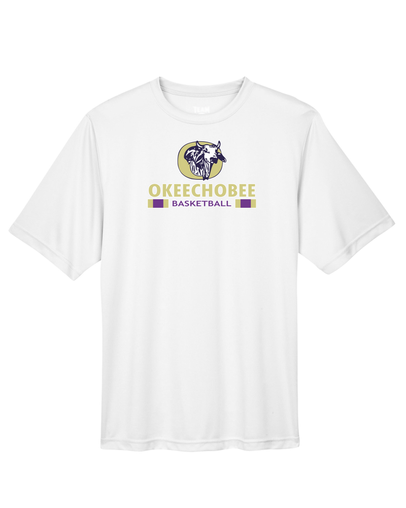 Okeechobee HS Girls Basketball Stacked - Performance T-Shirt