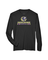 Okeechobee HS Girls Basketball Stacked - Performance Long Sleeve