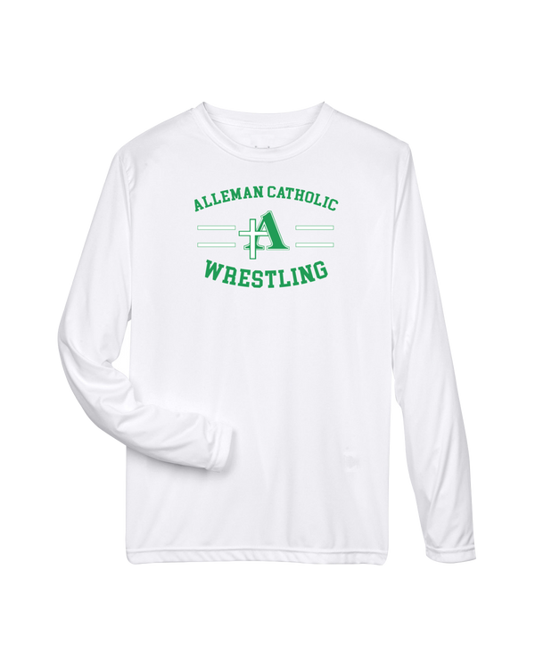 Alleman Catholic HS Wrestling Curve - Performance Long Sleeve
