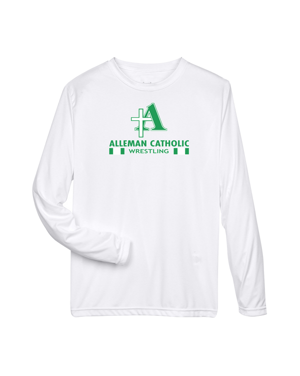 Alleman Catholic HS Wrestling Stacked - Performance Long Sleeve