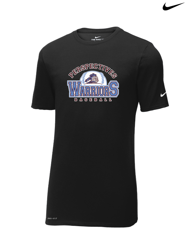 Perspectives HS Baseball Logo - Nike Cotton Poly Dri-Fit