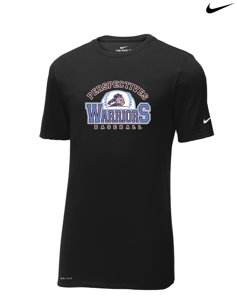 Perspectives HS Baseball Logo - Nike Cotton Poly Dri-Fit