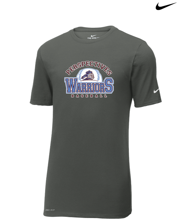 Perspectives HS Baseball Logo - Nike Cotton Poly Dri-Fit