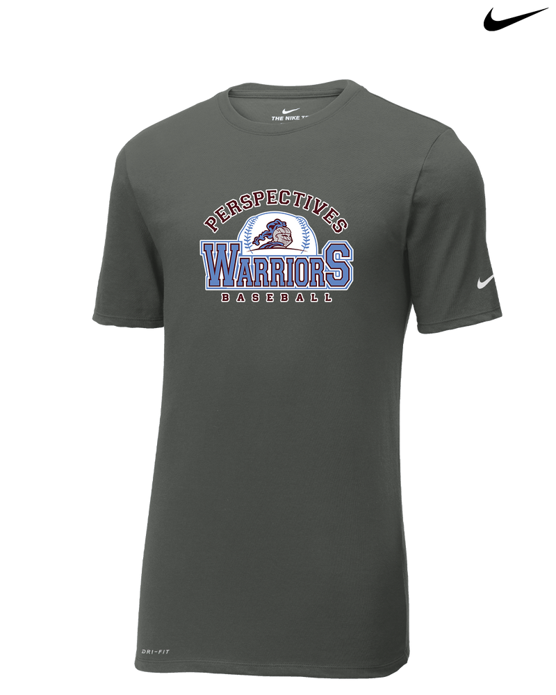 Perspectives HS Baseball Logo - Nike Cotton Poly Dri-Fit