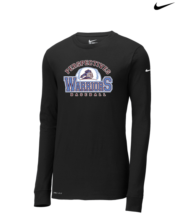 Perspectives HS Baseball Logo - Nike Dri-Fit Poly Long Sleeve