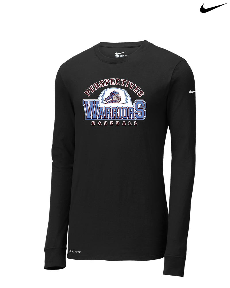 Perspectives HS Baseball Logo - Nike Dri-Fit Poly Long Sleeve