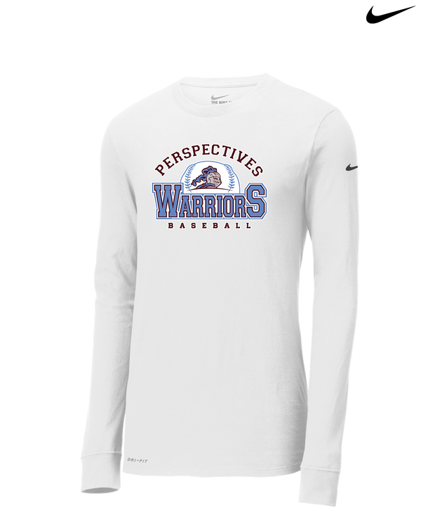 Perspectives HS Baseball Logo - Nike Dri-Fit Poly Long Sleeve