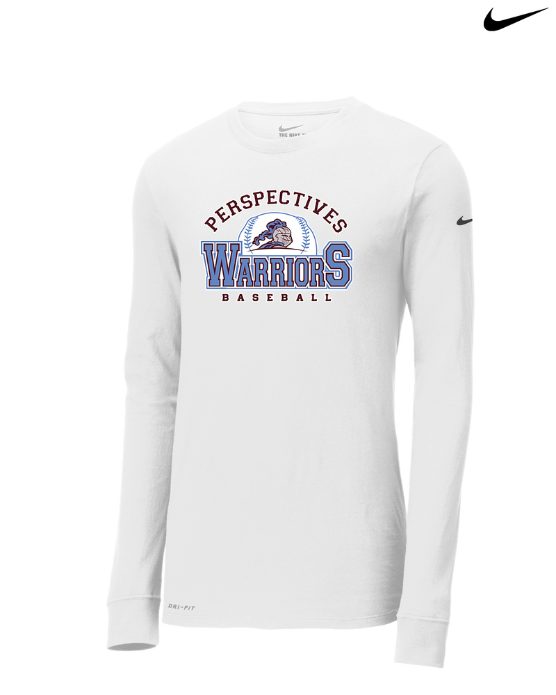 Perspectives HS Baseball Logo - Nike Dri-Fit Poly Long Sleeve