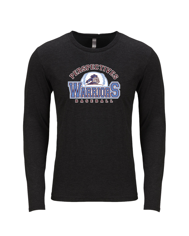 Perspectives HS Baseball Logo - Tri Blend Long Sleeve