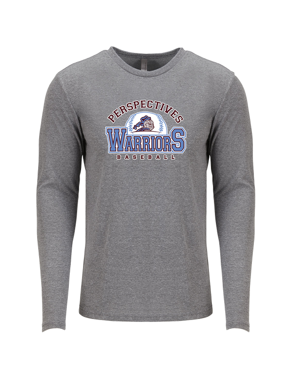 Perspectives HS Baseball Logo - Tri Blend Long Sleeve