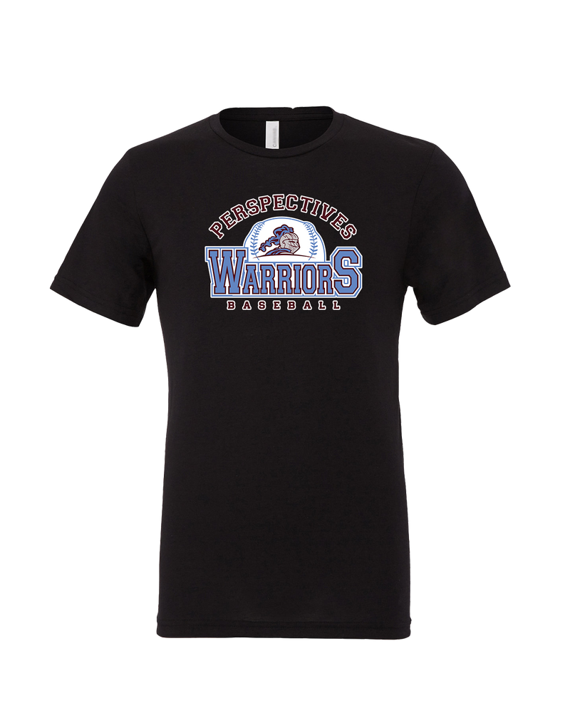 Perspectives HS Baseball Logo - Mens Tri Blend Shirt