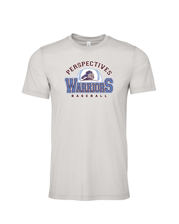 Perspectives HS Baseball Logo - Mens Tri Blend Shirt
