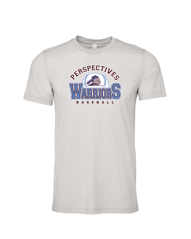 Perspectives HS Baseball Logo - Mens Tri Blend Shirt