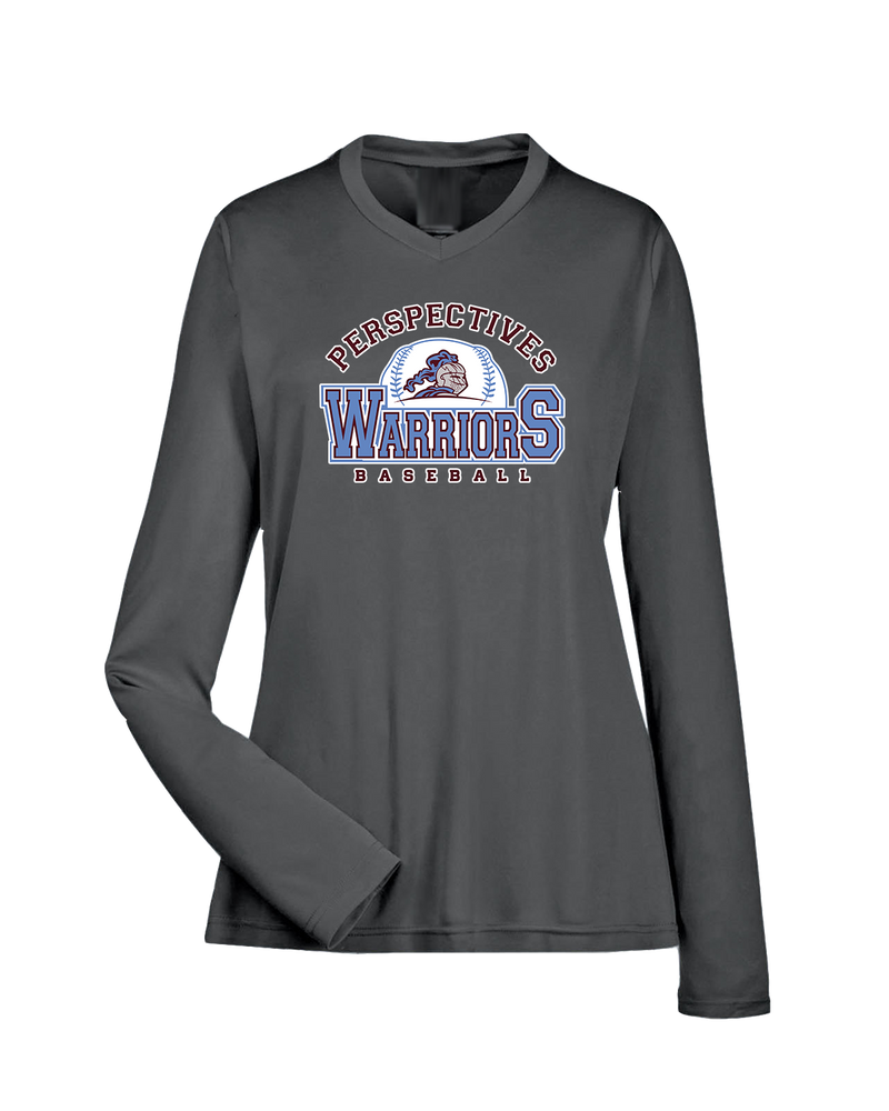 Perspectives HS Baseball Logo - Womens Performance Long Sleeve