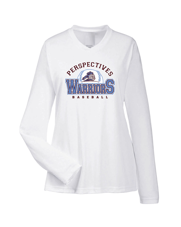 Perspectives HS Baseball Logo - Womens Performance Long Sleeve