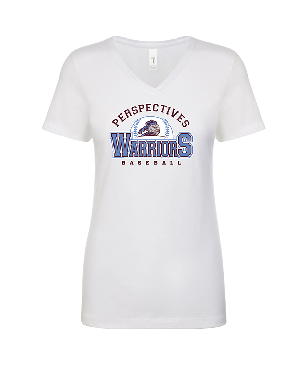 Perspectives HS Baseball Logo - Womens V-Neck