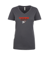 Peyton HS Football Dad - Womens V-Neck