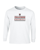 Phillipsburg HS Baseball Logo 2 - Mens Basic Cotton Long Sleeve
