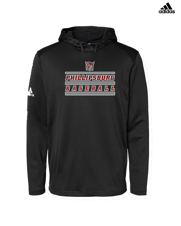 Phillipsburg HS Baseball Logo 2 - Adidas Men's Hooded Sweatshirt