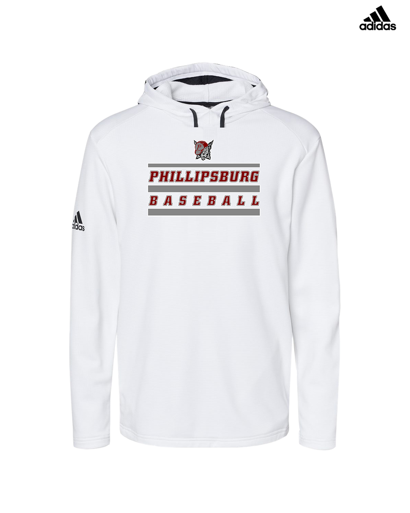 Phillipsburg HS Baseball Logo 2 - Adidas Men's Hooded Sweatshirt