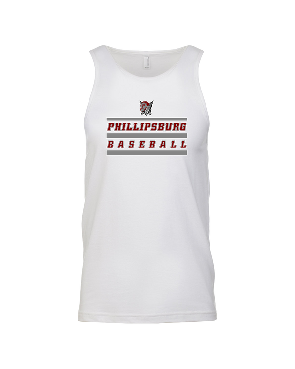 Phillipsburg HS Baseball Logo 2 - Mens Tank Top