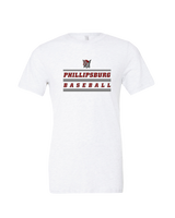 Phillipsburg HS Baseball Logo 2 - Mens Tri Blend Shirt
